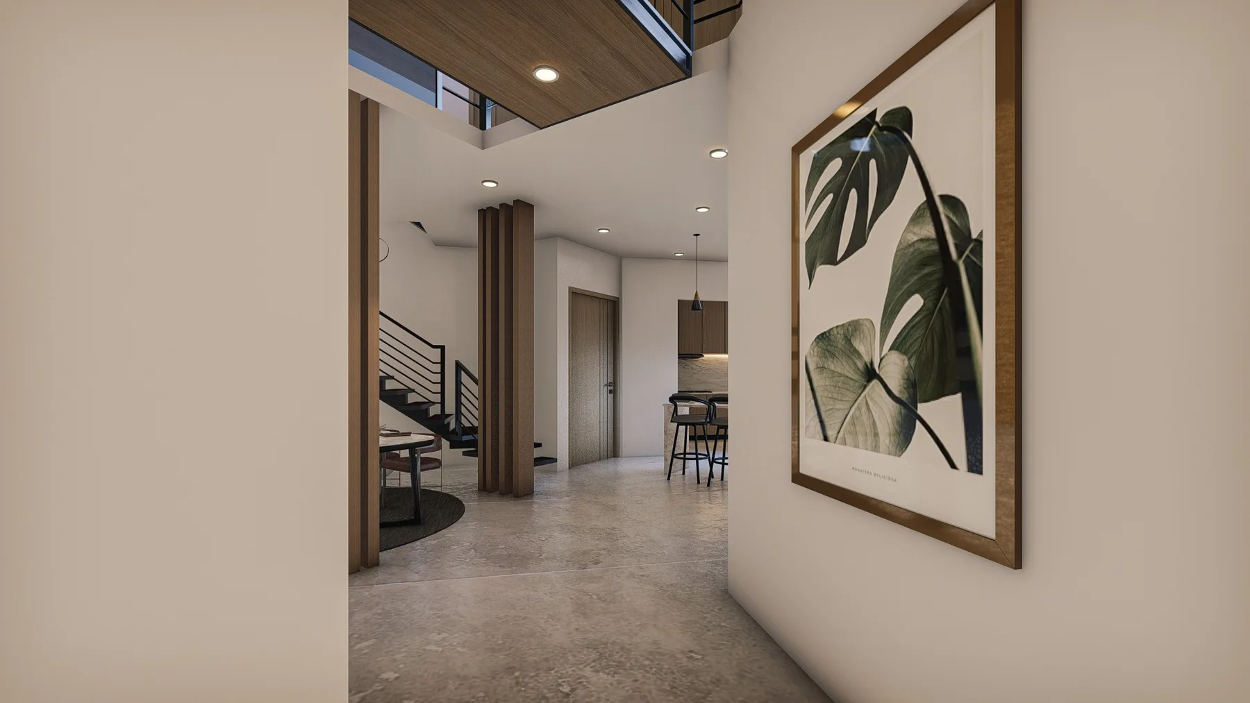 Interior lounge finishing